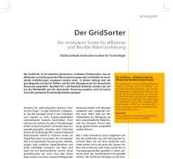 The GridSorter – A Modular Sorter for Efficient and Flexible Sorting of Goods